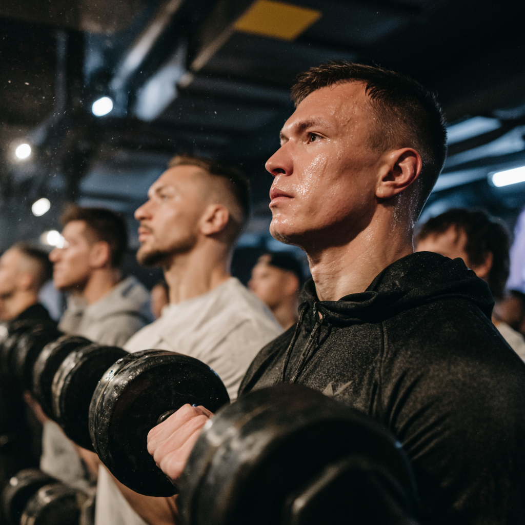 Тренер з клієнтом